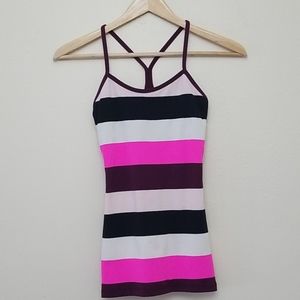 Lululemon Colorblock Striped Tank